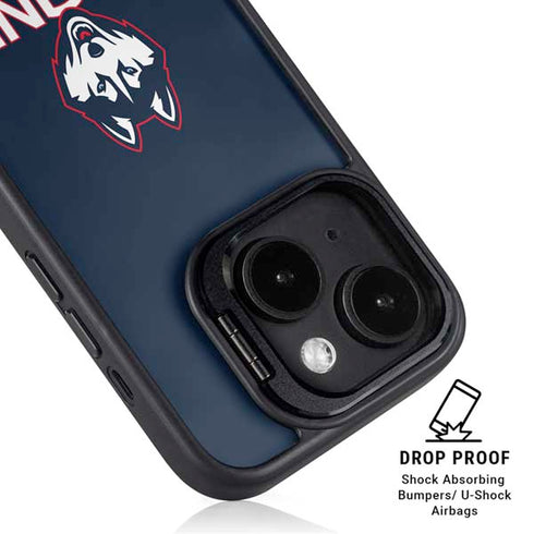 University of Connecticut UConn Logo iPhone 14 Kickstand Case