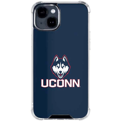 University of Connecticut UConn Logo iPhone 15 Clear Case