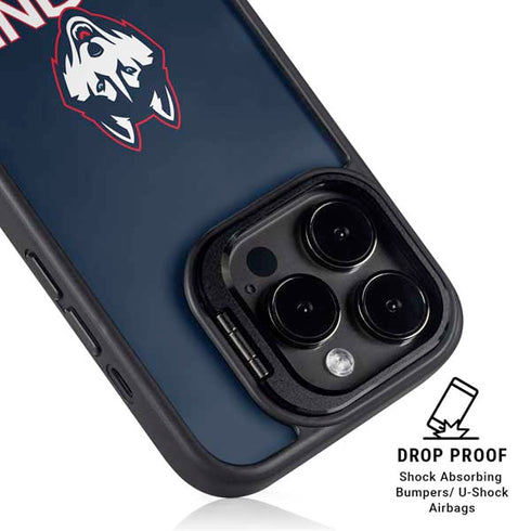 University of Connecticut UConn Logo iPhone 15 Pro Max Kickstand Case