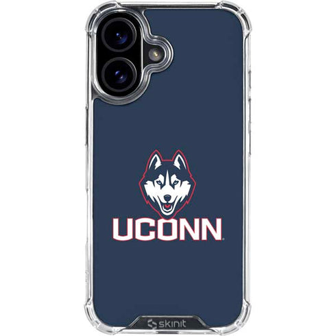 University of Connecticut UConn Logo iPhone 16 Clear Case