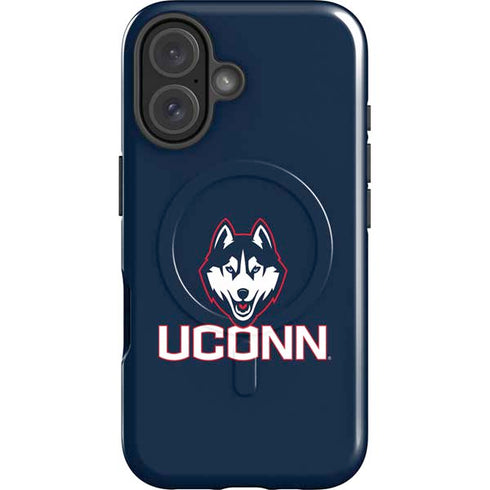 University of Connecticut UConn Logo iPhone 16 Magsafe Impact Case