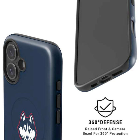 University of Connecticut UConn Logo iPhone 16 Magsafe Impact Case