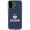University of Connecticut UConn Logo iPhone 16 Plus Clear Case