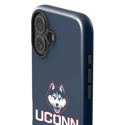 University of Connecticut UConn Logo iPhone 16 Plus Impact Case