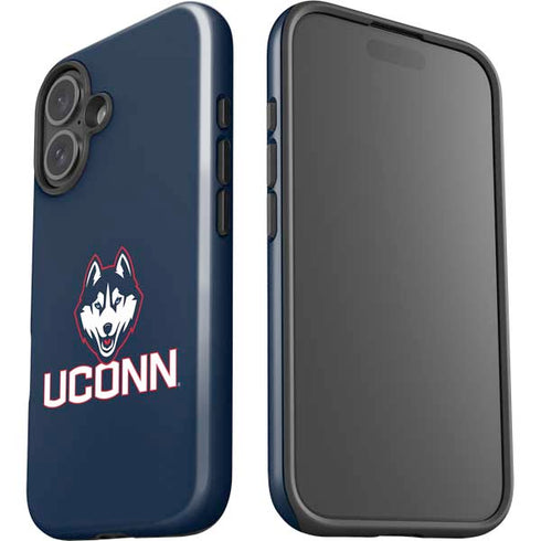 University of Connecticut UConn Logo iPhone 16 Plus Impact Case