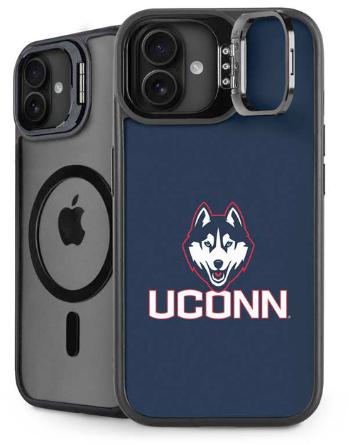 University of Connecticut UConn Logo iPhone 16 Plus Kickstand Case