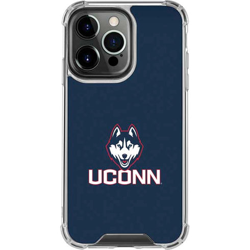 University of Connecticut UConn Logo iPhone 16 Pro Clear Case