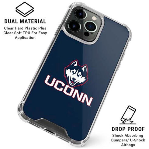 University of Connecticut UConn Logo iPhone 16 Pro Clear Case