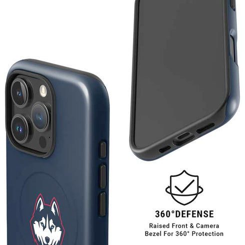 University of Connecticut UConn Logo iPhone 16 Pro Magsafe Impact Case