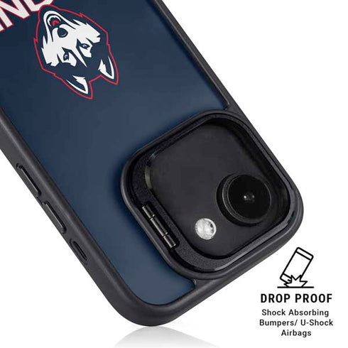 University of Connecticut UConn Logo iPhone 16e Kickstand Case