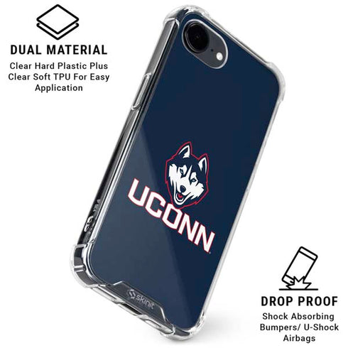 University of Connecticut UConn Logo iPhone 16e Clear Case