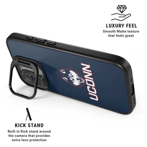 University of Connecticut UConn Logo iPhone 17 Kickstand Case