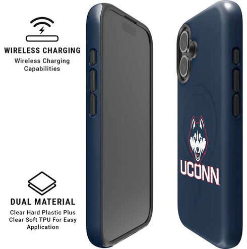 University of Connecticut UConn Logo iPhone 17 Magsafe Impact Case