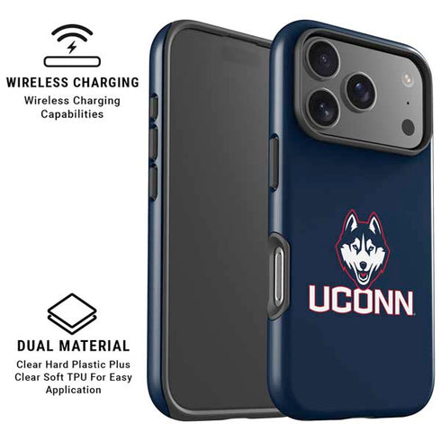 University of Connecticut UConn Logo iPhone 17 Pro Magsafe Impact Case