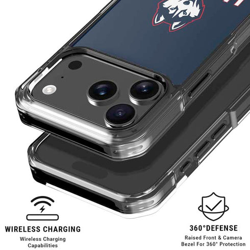 University of Connecticut UConn Logo iPhone 17 Pro Max Clear Case