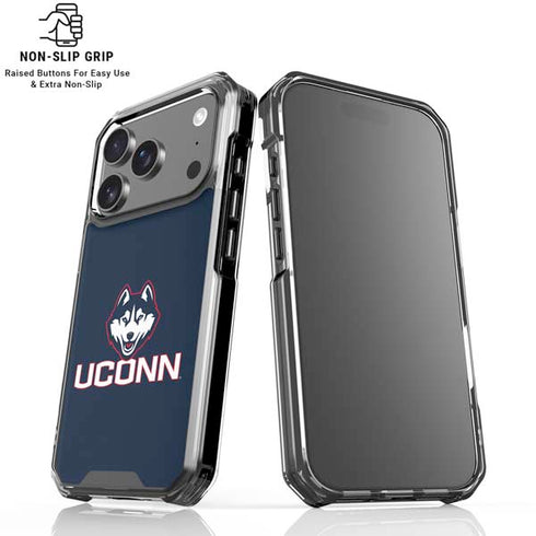 University of Connecticut UConn Logo iPhone 18 Pro Clear Case