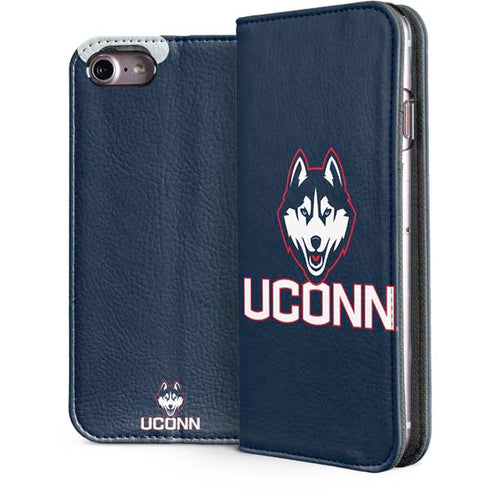 University of Connecticut UConn Logo iPhone 7 Folio Case