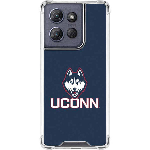 University of Connecticut UConn Logo Moto G 5G (2025) Clear Case