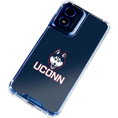 University of Connecticut UConn Logo Moto G 5G (2024) Clear Case