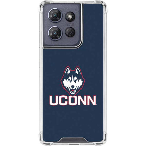 University of Connecticut UConn Logo Moto G Power 5G (2025) Clear Case