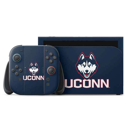 University of Connecticut UConn Logo Nintendo Skins