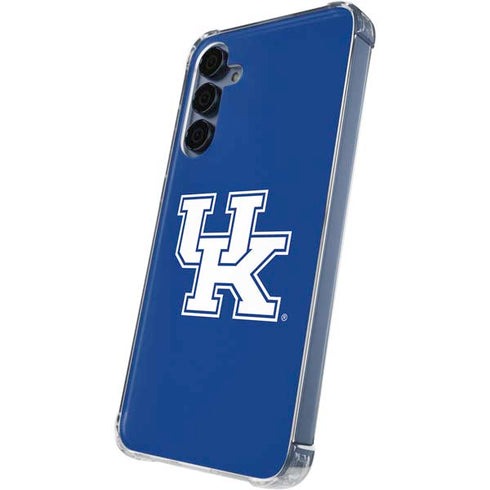 University of Kentucky UK on Blue Galaxy A55 5G Clear Case
