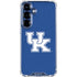 University of Kentucky UK on Blue Galaxy S25 Clear Case