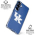 University of Kentucky UK on Blue Galaxy S25 Clear Case