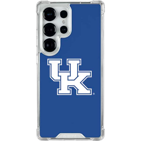 University of Kentucky UK on Blue Galaxy S25 Ultra Clear Case
