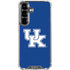 University of Kentucky UK on Blue Galaxy S26 Plus Clear Case