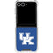 University of Kentucky UK on Blue Galaxy Z Flip7 Clear Case