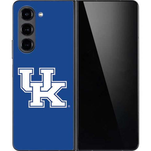 University of Kentucky UK on Blue Galaxy Z Fold5 5G Skin