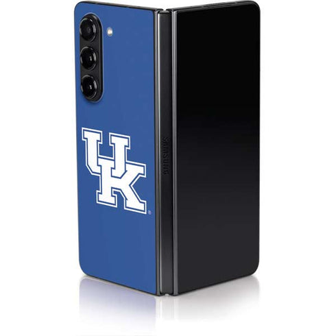 University of Kentucky UK on Blue Galaxy Z Fold5 5G Skin