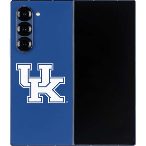 University of Kentucky UK on Blue Galaxy Z Fold6 Skin