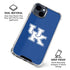 University of Kentucky UK on Blue iPhone 15 Clear Case