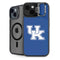 University of Kentucky UK on Blue iPhone 15 Plus Kickstand Case