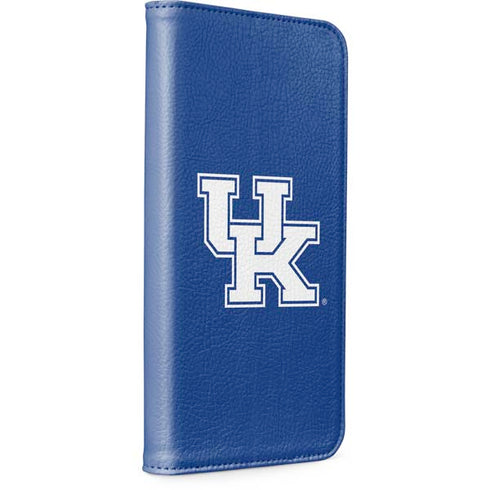 University of Kentucky UK on Blue iPhone 15 Pro Folio Case