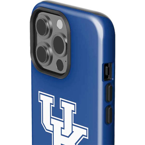 University of Kentucky UK on Blue iPhone 15 Pro Impact Case