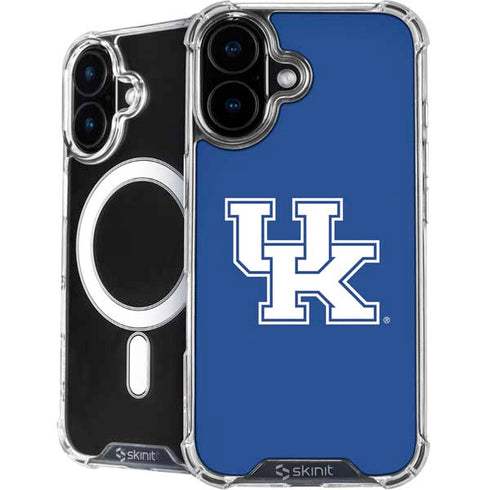 University of Kentucky UK on Blue iPhone 16 Plus MagSafe Case