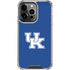 University of Kentucky UK on Blue iPhone 16 Pro Clear Case