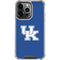 University of Kentucky UK on Blue iPhone 16 Pro Max Clear Case
