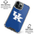 University of Kentucky UK on Blue iPhone 16 Pro Max Clear Case