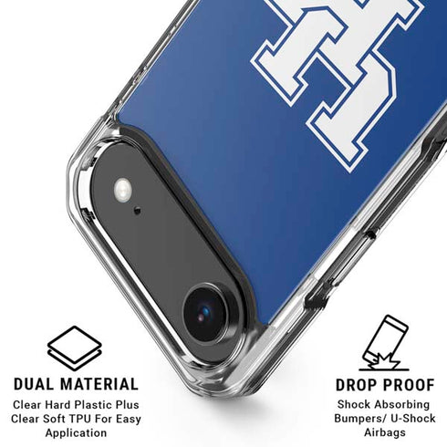 University of Kentucky UK on Blue iPhone 17 Air Clear Case