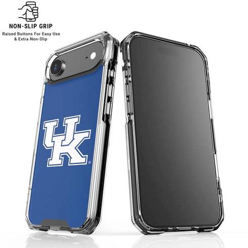 University of Kentucky UK on Blue iPhone 17 Air Clear Case