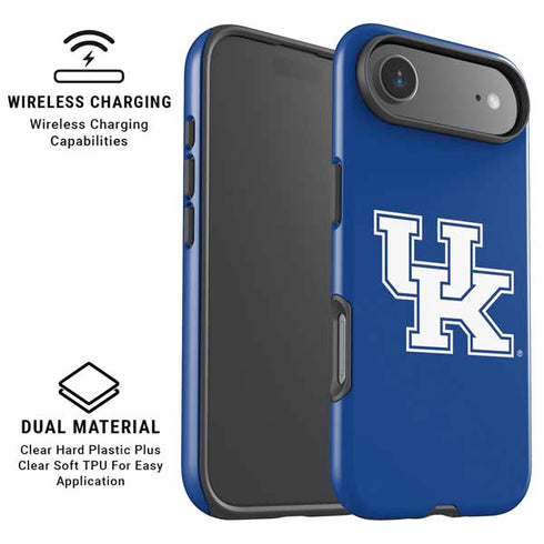 University of Kentucky UK on Blue iPhone 17 Air Magsafe Impact Case