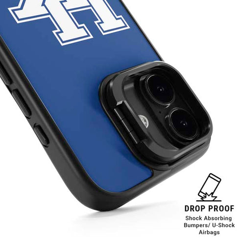 University of Kentucky UK on Blue iPhone 17 Kickstand Case