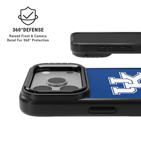 University of Kentucky UK on Blue iPhone 17 Pro Max Kickstand Case