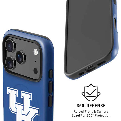 University of Kentucky UK on Blue iPhone 17 Pro Max Magsafe Impact Case