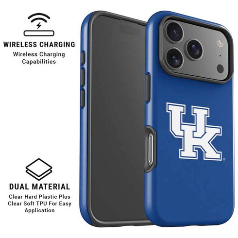 University of Kentucky UK on Blue iPhone 17 Pro Max Magsafe Impact Case