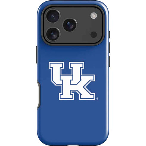 University of Kentucky UK on Blue iPhone 18 Pro Impact Case